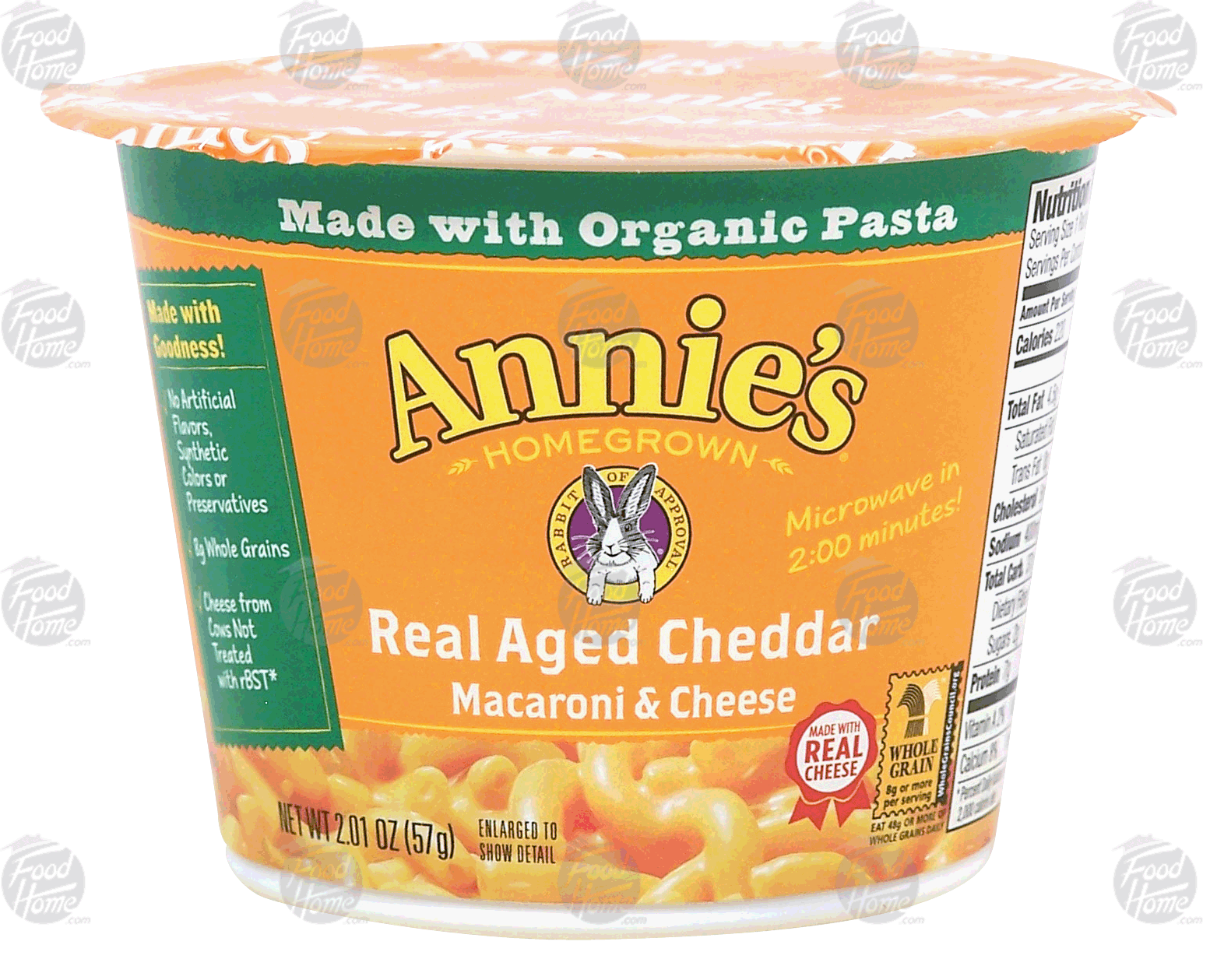 Annie's Homegrown macaroni & cheese, organic pasta Full-Size Picture